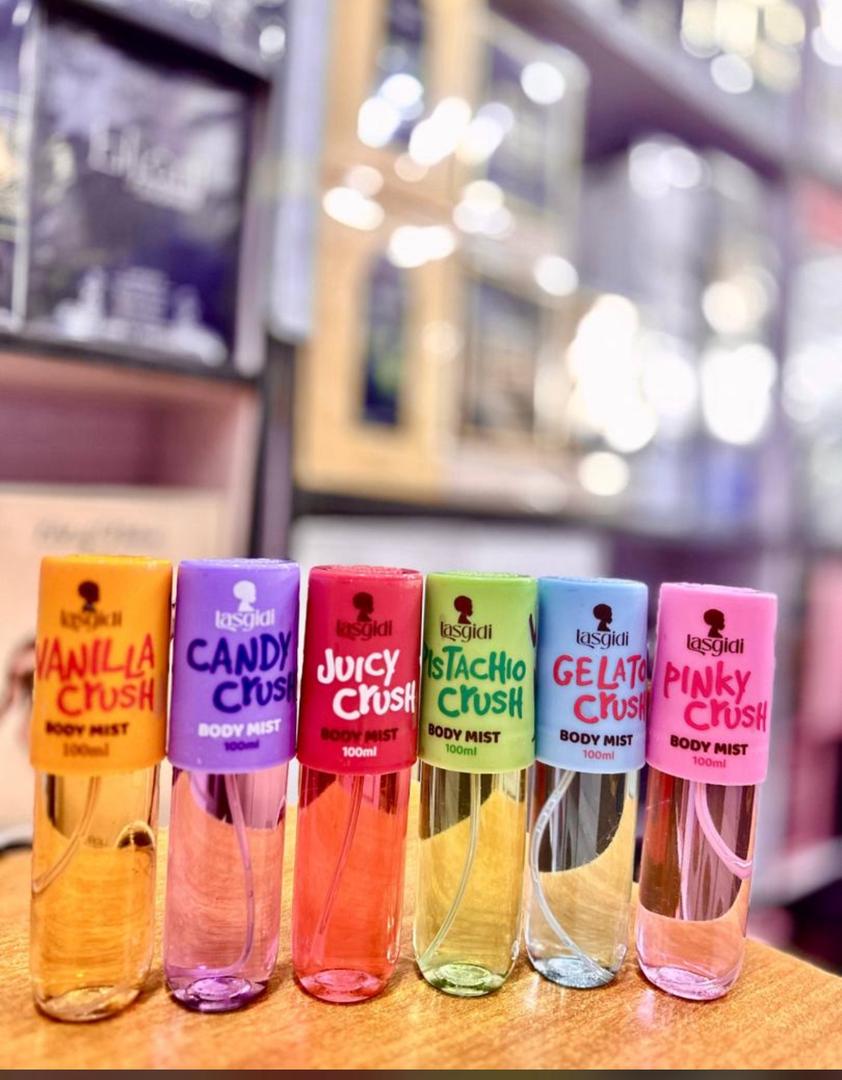 Vanilla Crush / Juicy Crush / Candy Crush Body Mist